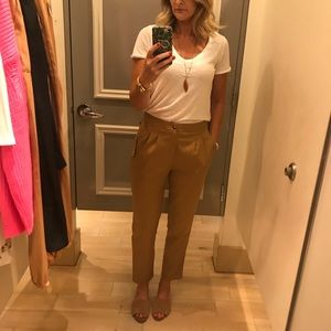 Forever 21 Long Woven Pants in Tan